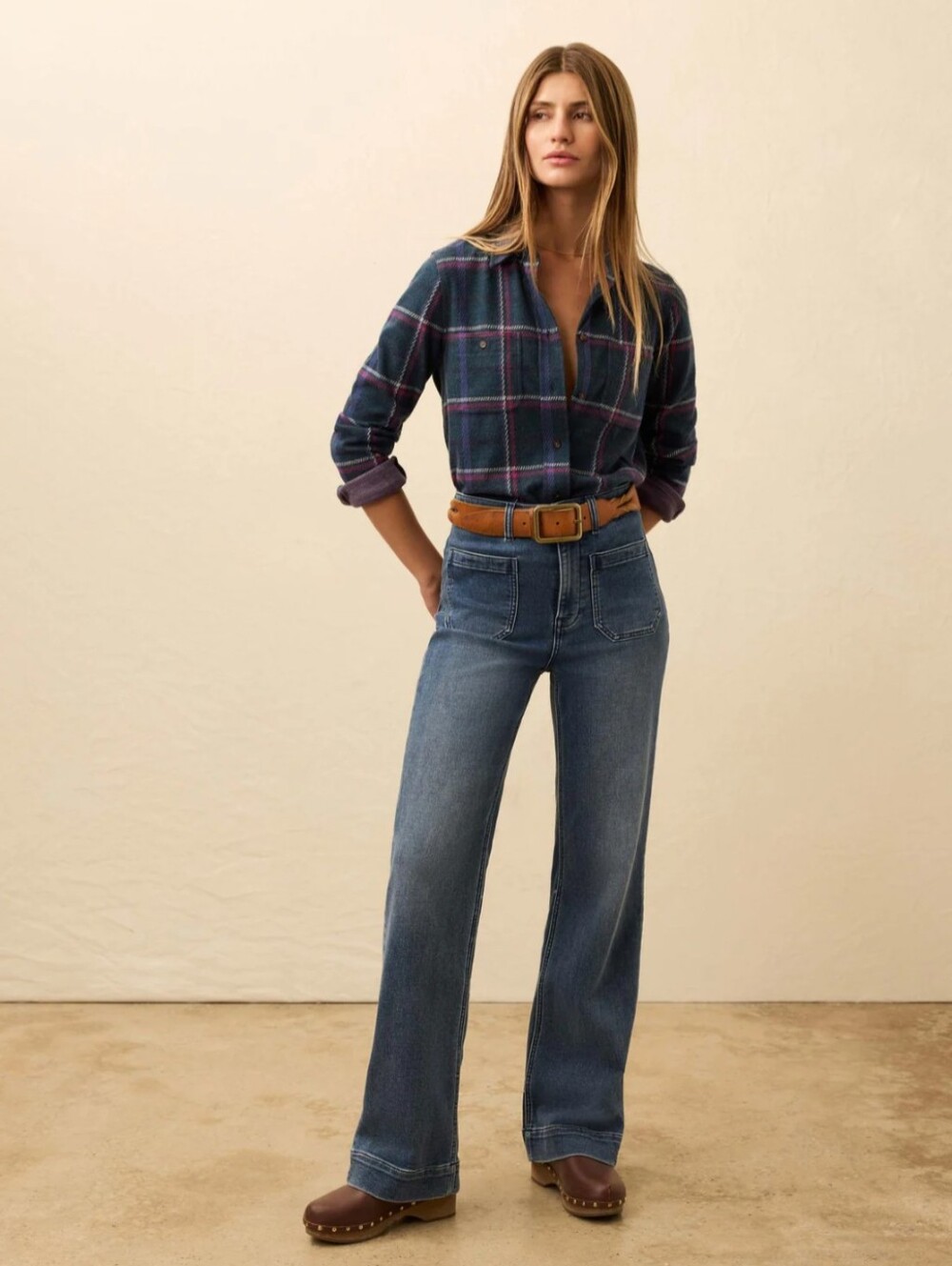 Faherty Legend™ Sweater Shirt Northern Lights Plaid
